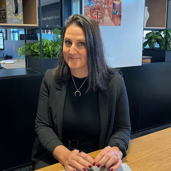 Becky Harding, Senior Sales Consultant at Abbey Business Interiors