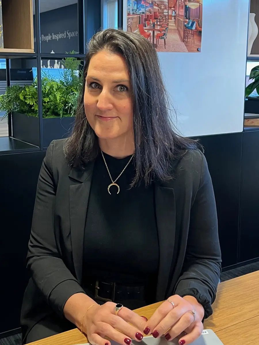 Becky Harding, Senior Sales Consultant at Abbey Business Interiors